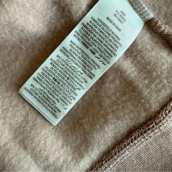 Boden Pink and Gold Crew Neck Sweater with printer palm trees - Picture 5 of 7